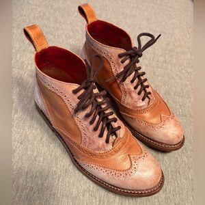 Bed Stu lace-up bootie boot oxford